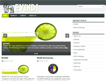 Tablet Screenshot of evindi.com